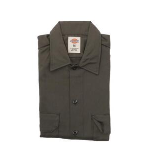 ☆ OG.オリーブグリーン ☆ M ディッキーズ Dickies ワークシャツ 長袖 通販 メンズ 作業着 作業服 オープンシャツ ロングスリーブ 無地