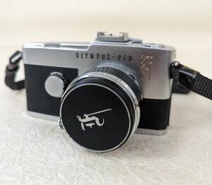 41524 OLYMPUS-PEN F Zuiko Auto-S 1:1.8 f=38mm オリンパス フィルムカメラ 中古 現状品