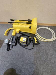 【EKA-0618.1-1MY】 １円～ Karcher ケルヒャー K2 バッテリーセット 高圧洗浄機 家庭用 家電 高級 動作未確認 中古品 長期保管品