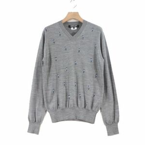 COMME des GARCONS HOMME DEUX コムデギャルソンオムドゥ 16SS ゴルフニット S グレー