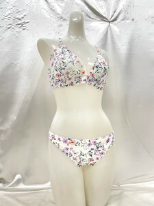 r2_4305m H&M 花柄 ハイレグ ビキニ 水着 サイズM程度