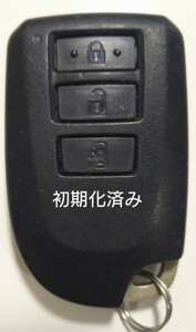初期化済トヨタ純正スマートキー3ボタンポルテ スペイド 基盤番号007YUU L0776 BF2EM 新品電池サービス ⑩