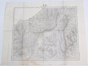 【古地図】高田 第二篩管越後國中頸城郡　二十万分一之尺　明治32年　陸地測量部★tr.04