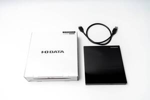 アイオーデータ I.ODATA ポータブルDVDドライブ EXーDVD04K 現状渡し