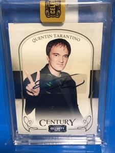 稀少!!! トレカ Donruss【クエンティン・タランティーノ Quentin Tarantino 「2008 Donruss Celebrity Cuts」 直筆サインカード (31/50)】