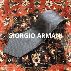 Giorgio Armani グレー ストライプ ネクタイ イタリア製