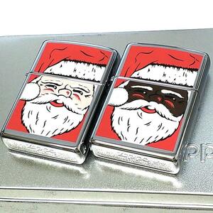 ZIPPO ライター クリスマス サンタクロース 1998年製 ジッポ 2個セット 絶版 ヴィンテージ 缶入り レッド Xmas 可愛い 未使用品