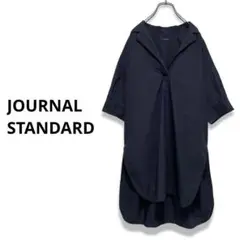 JOURNAL STANDARD 80タイプライターチュニックシャツ　ネイビー