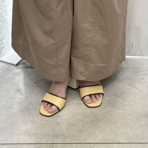 MARNI/high heels sandal/yellow/マルニ/ヒールサンダル/黄色