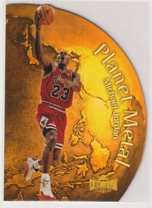 NBA MICHAEL JORDAN 1998-99 Skybox METAL UNIVERSE Planet Metal BASKETBALL BULLS RARE マイケル・ジョーダン ブルズ バスケットボール