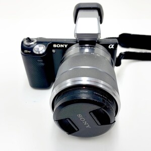 SONY ミラーレス一眼 カメラ α NEX-5N E18-55mm F3.5-5.6 OSS SEL1855 ズームレンズキット バッテリー2個 動作未確認 ジャンク【DL2066】