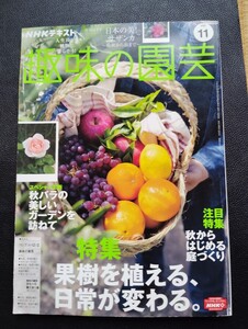 趣味の園芸　2021年11月号　果樹　バラ