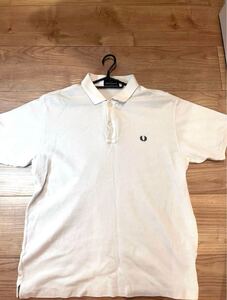 FRED PERRY フレッドペリー　ポロシャツ　半袖　白　ホワイト