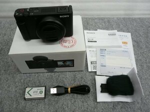 @【未使用品】 SONY デジタルカメラ VLOGCAM ZV-1F ブラック デジカメ ソニー