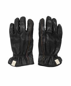 ★ VISVIM ビズビム LEATHER GLOVE (IT VEG.H) レザーグローブ BLACK ブラック M-L 馬革　新品 visvim