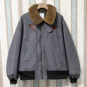 希少 参考定価28万円 VISVIM ビズビム 22AW MONROE JKT モンロー フライトジャケット ヴィンテージ アウター 0122205013014 サイズ3