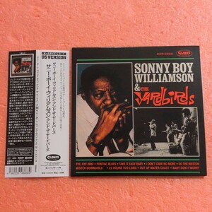 CD 紙ジャケ 国内盤 帯付 ボーナストラック付 サニー ボーイ ウィリアムスン アンド ザ ヤードバーズ SONNY BOY WILLIAMSON&THE YARDBIRDS