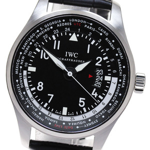 IWC SCHAFFHAUSEN IW326201 パイロットウォッチ ワールドタイマー デイト 自動巻き メンズ _837793