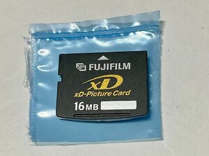 FUJIFILM 富士フィルム xD-Picture Card xDピクチャーカード 16MB 1枚 フォーマット済み 動作確認済みジャンク品