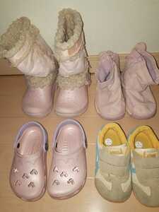 最終値下げ！　まとめて　子ども靴　女の子　かわいい　ブーツ crocs　NIKE　asics　冬用　夏用　スニーカー　