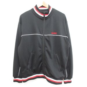 美品 23SS X-LARGE エクストララージ PIPING TRUCK JACKET トラックジャケット ブルゾン ジャージ 101231021010 M ブラック ◆