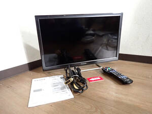 中古 ハイビジョン液晶テレビ Panasonic TH-24ES500-S パナソニック VIERA ビエラ 24インチ インターネット対応 録画機能 ダークシルバー