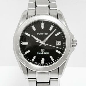 動作良好 Grand Seiko グランドセイコー SBGF021 8J5系クオーツ 8J56-8020 ブラック文字盤 ステンレス クォーツ QZ GSロゴ 正規品本物