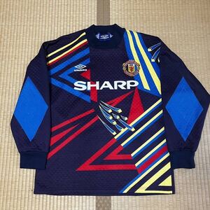 正規品 送料無料 マンチェスターユナイテッド UMBRO 1992 GK ユニフォーム Manchester United Football Shirt