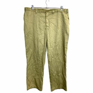 Dickies ワークパンツ W42 ディッキーズ ビッグサイズ ベージュ 古着卸 アメリカ仕入 2403-552