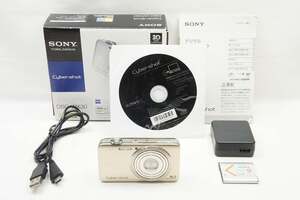 【適格請求書発行】良品 SONY ソニー Cyber-shot DSC-WX30 コンパクトデジタルカメラ ゴールド 元箱付【アルプスカメラ】241204i