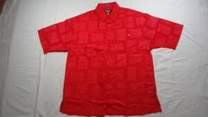 ROCA WEAR 旧モデル 半袖 プリントシャツ 赤 L 半額以下 60%off ロカ・ウェア JAY-Z HIPHOP レターパックライト ゆうパック（おてがる版）