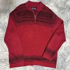 CHAPS 90s ハーフジップニット ラルフローレン アメカジ お洒落 古着