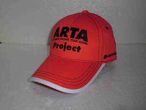 未使用 ARTA キャップ (帽子) オレンジ白 オートバックス SUPER GTアグリautobacs racing team aguri 鈴木亜久里ARTAproject