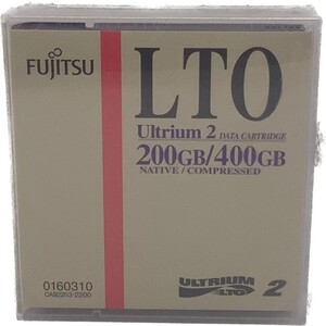 富士通 LTO Ultrium2 データカートリッジ 200GB/400GB FUJITSU LTO Ultrium2 200G 0160310　no.1353