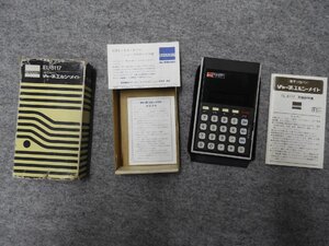 昭和レトロ　ジャンク　箱・説明書付き　シャープ　エルシーメイト　EL-8117　電子そろばん　計算機　電卓　MADE　IN　JAPAN（4987）