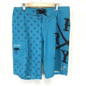 ハーレー/Hurley★サーフパンツ【メンズW32/股下29cm/ターコイズブルー】海パン/水着/Pants/Trouser/クリーニング済◆BH664