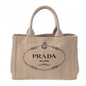 PRADA プラダ カナパ 2WAYハンドバッグ ベージュ 1BG439 レディース キャンバス ハンドバッグ Aランク 中古 銀蔵