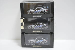 PORSCHE ニュルンベルク・トイフェア限定 ポルシェ 911(997)GT3 RS RSR R 3台セット 特注 Toy Fair Nurnberg ミニチャンプス PMA