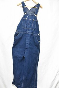 ＠濃紺 美品 ディッキーズ Dickies デニムオーバーオールd82 アメリカ古着 ファーマー