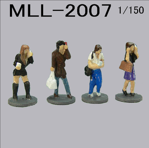 1/150 Nゲージに最適！フィュギュアシリーズ　　MLL2007　携帯かけてます