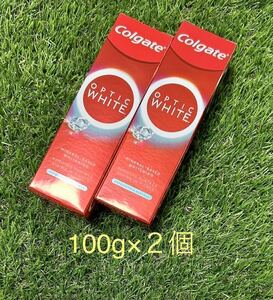 ※２個セット　新パッケージ　コルゲート　Colgate 100g オプティックホワイト プラスシャイン　ホワイトニング 歯磨き粉 送料込