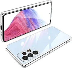 【在庫処分】Galaxy A53 ケース クリア 5G SC-53C SCG15 ギャラクシーA53 透明 TPU 薄型 軽量 カバー スマホケース 耐衝撃 ソフトケース 人気(シルバー)