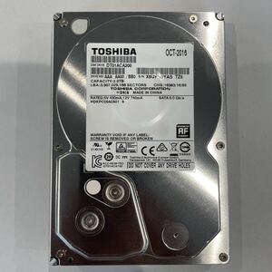 【送料込み700円スタート！】 中古 3.5”HDD TOSHIBA DT01ACA200 2.0TB