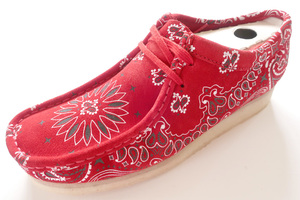 サイズ28.5ｃｍ！Supreme Clarks Originals Bandana WallabeeシュプリームバンダナクラークスワラビーRed