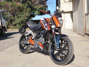 初売り特価！　KTM　DUKE200　Fiモデル　デューク　17633km　近隣は格安配送可能。　その他も業者価格にて陸送手配可能。　ジクサーFZ25XSR