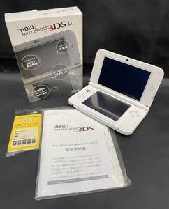 2-103/2-60　Nintendo 任天堂 ニンテンドー 3DS LL 本体 SPR-001 ホワイト 白 タッチペン付属 携帯ゲーム機