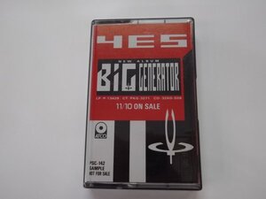 【カセットテープ】YESイエス/Big Generator 店頭演奏用見本テープ 非売品 PSC-142