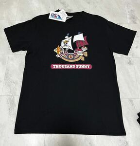 未使用　新品　ONE PIECE 　ワンピース 　Tシャツ　 メリー号　サウザンド サニー号 　Mサイズ　黒　ブラック 半袖Tシャツ