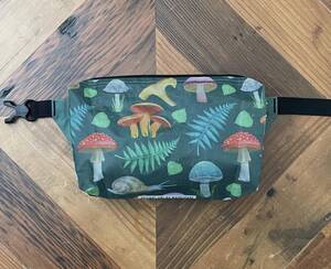 High Tail Designs Fanny Pack Forest Mushroom by Ash Ryan HTD Dyneema ハイテールデザインズ ファニーパック ウエストポーチ ダイニーマ