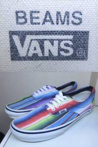 VANS BEAMS 別注 ERA エラ US 9.5 27.5cm ネイティブ メキシカン ボーダー ラグ サーフィン カリフォルニア